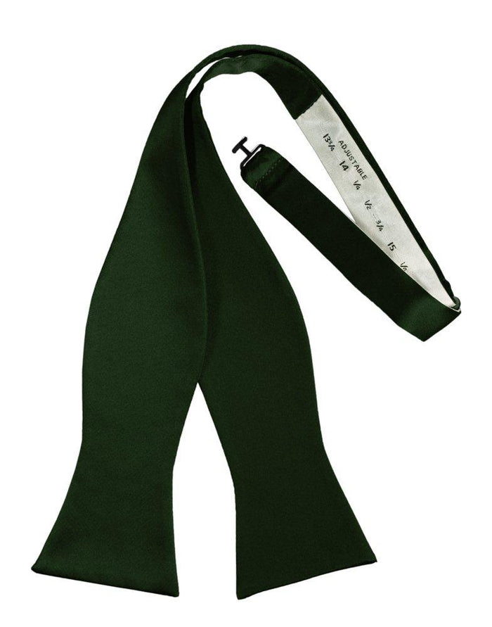 Holly Self-Tie Solid Satin Bowtie - Tuxedo Club