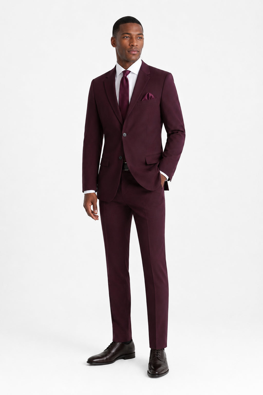 Burgundy Suit