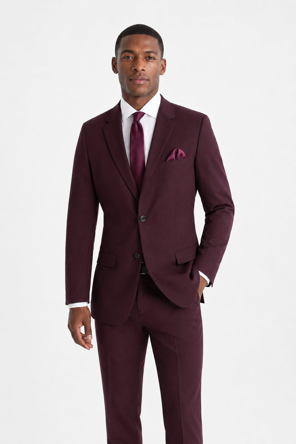 Burgundy Suit