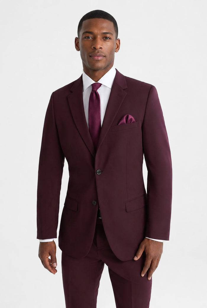 Burgundy Suit