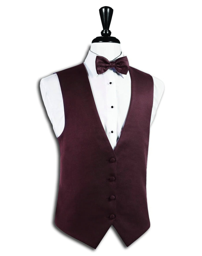 Burgundy Suit Vest