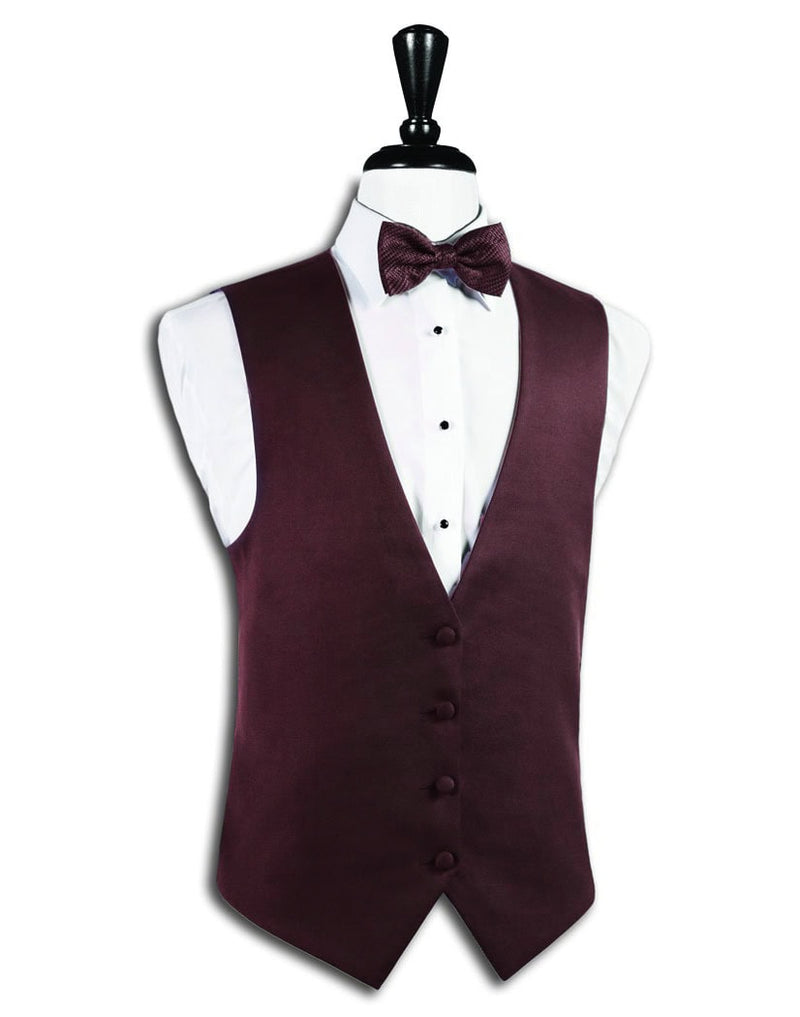 Burgundy Suit Vest