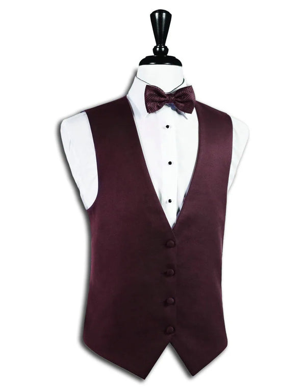 Burgundy Suit Vest