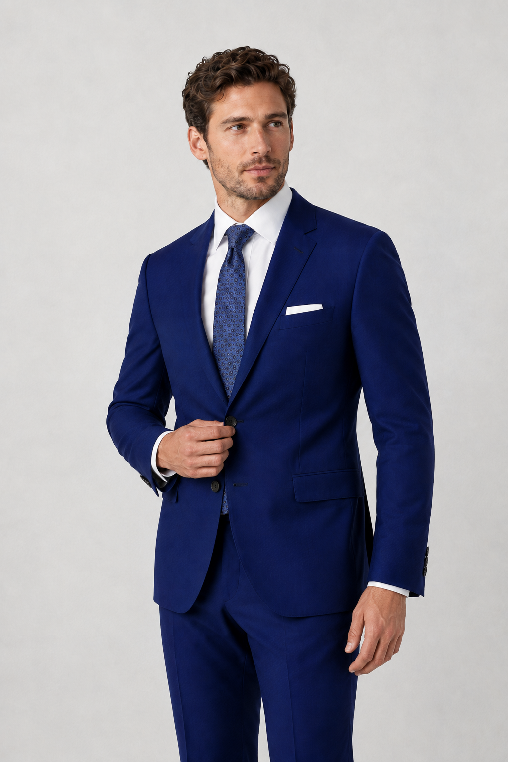 Cobalt Blue Suit