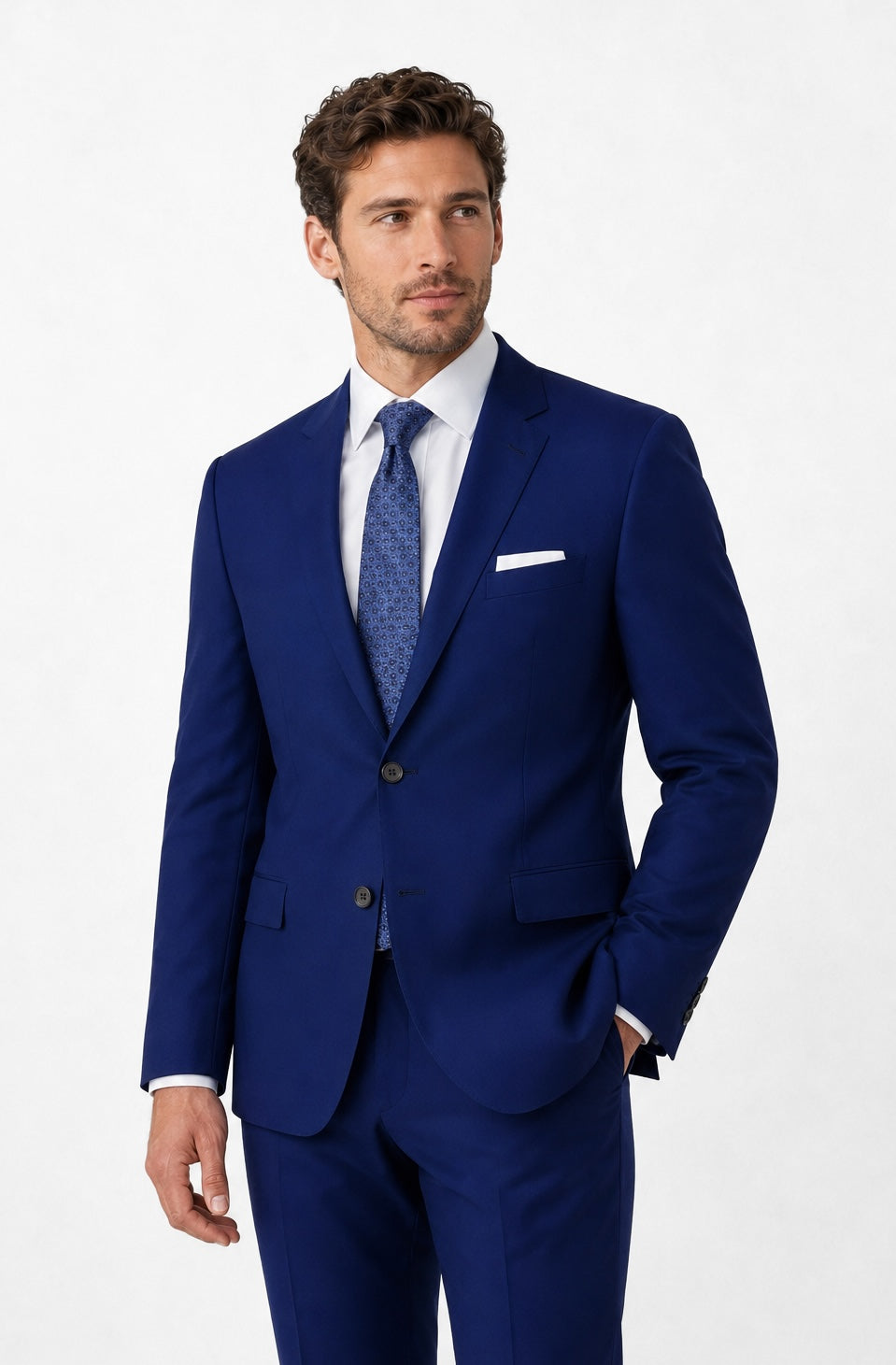 Cobalt Blue Suit