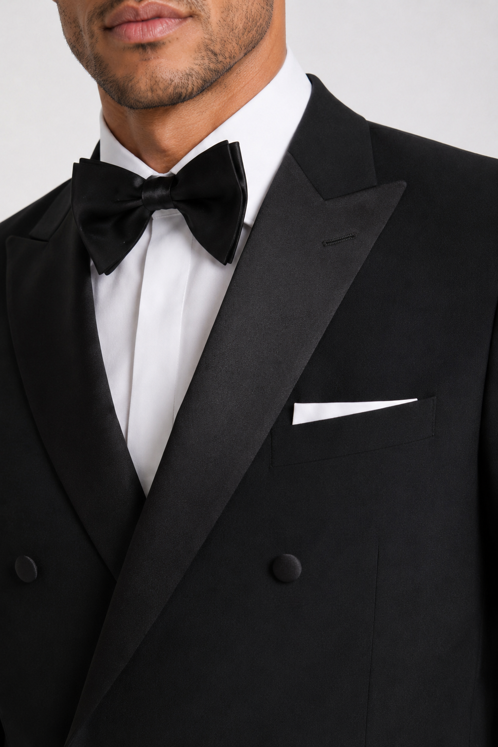 Black Double-Breasted Tuxedo