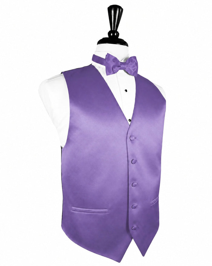 Freesia Solid Satin Vest