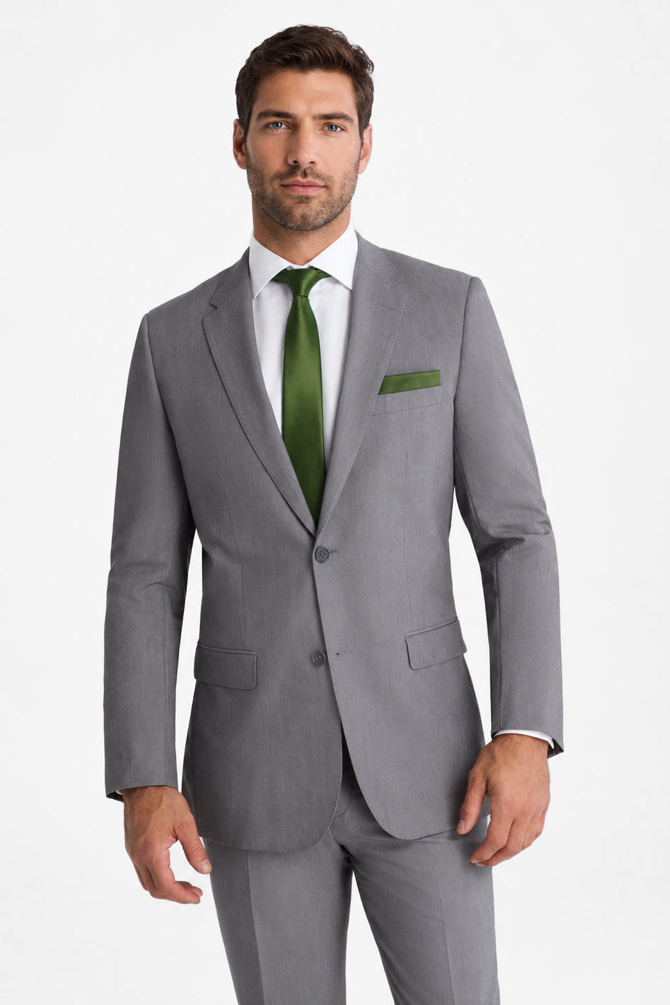 Heather Gray Suit Jacket