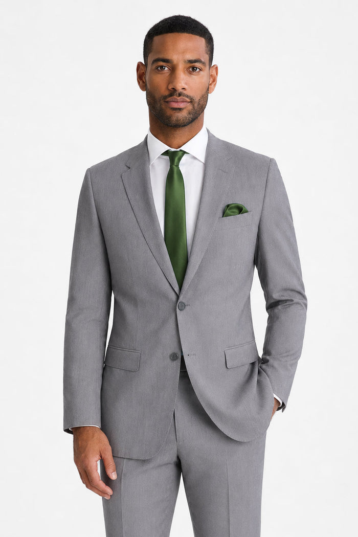 Heather Gray Suit