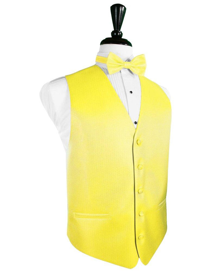 Sunbeam Herringbone Tuxedo Vest - Tuxedo Club