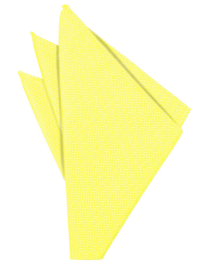 Sunbeam Herringbone Pocket Square - Tuxedo Club