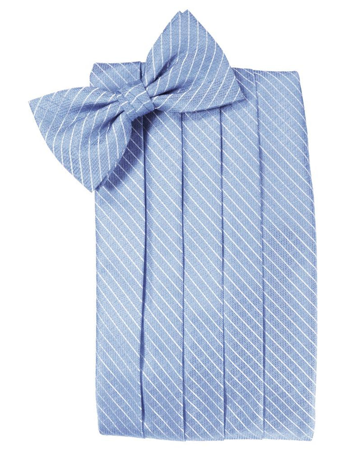 Cornflower Palermo Cummerbund - Tuxedo Club