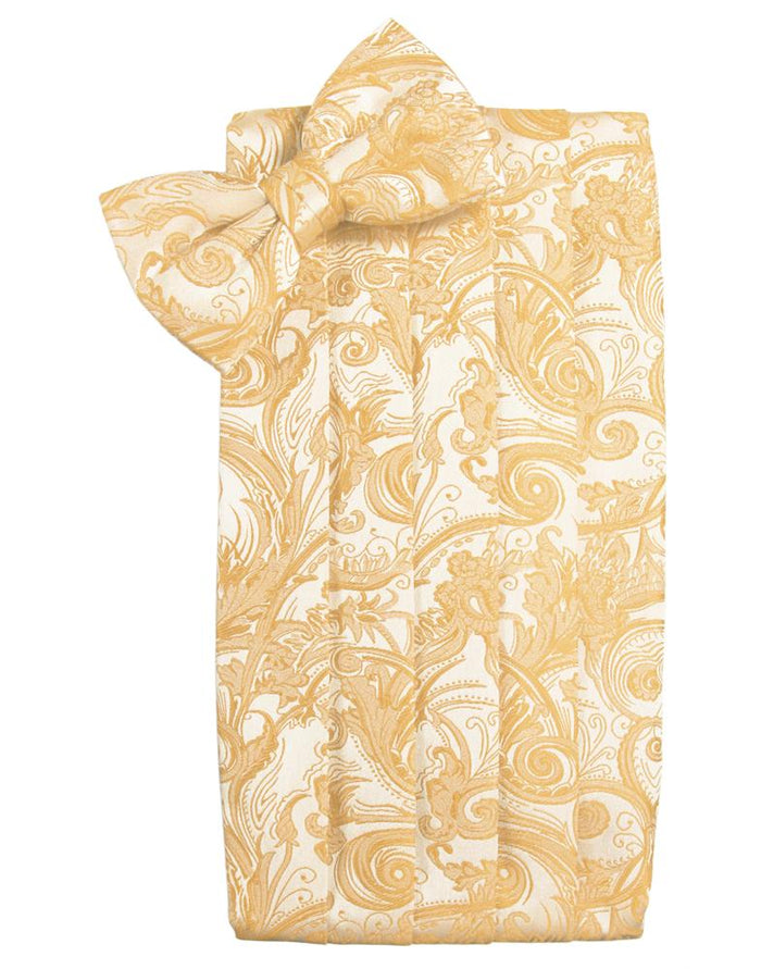 Apricot Tapestry Cummerbund - Tuxedo Club