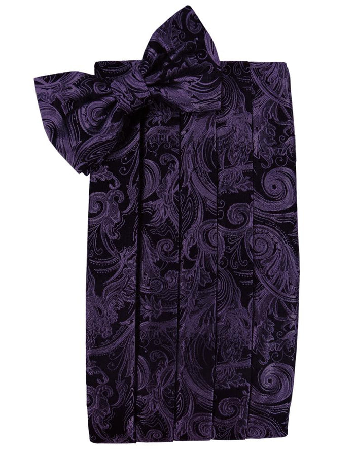 Berry Tapestry Cummerbund - Tuxedo Club