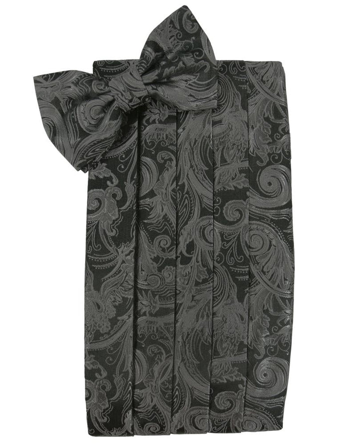 Charcoal Tapestry Cummerbund - Tuxedo Club