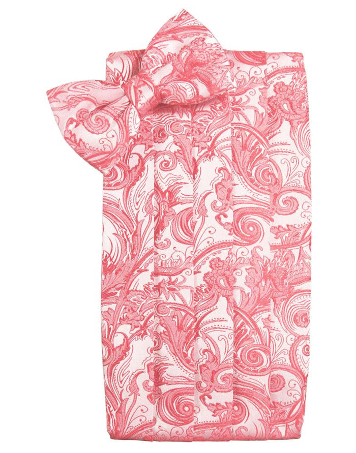 Guava Tapestry Cummerbund - Tuxedo Club
