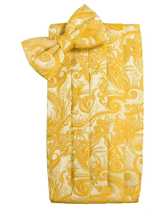 Tangerine Tapestry Cummerbund - Tuxedo Club