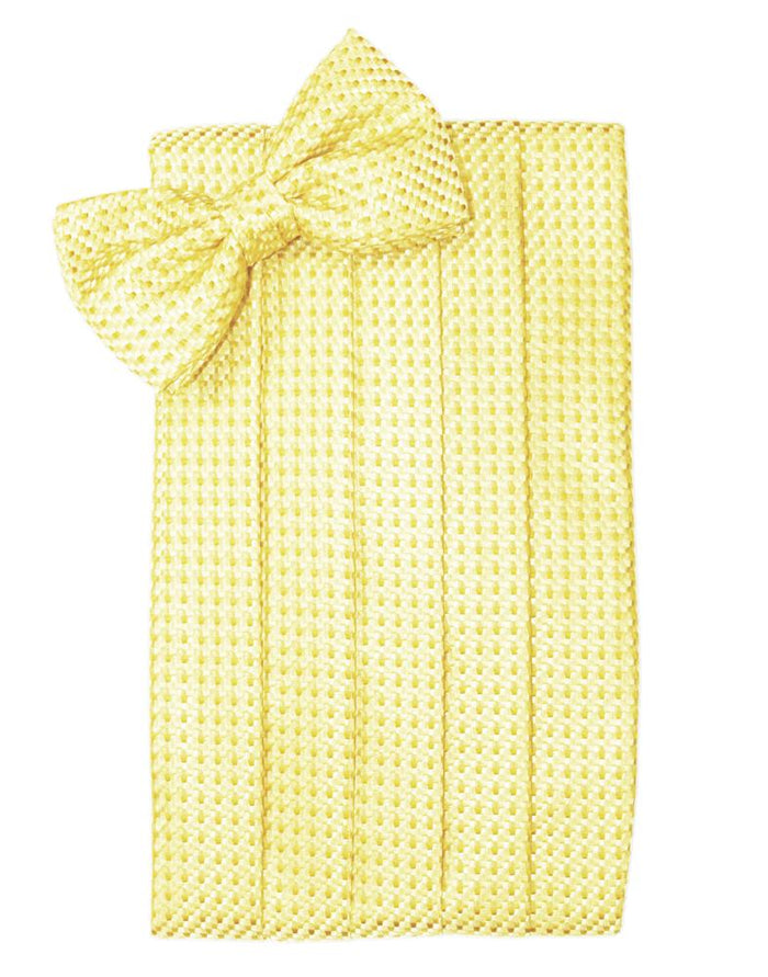 Buttercup Venetian Cummerbund - Tuxedo Club