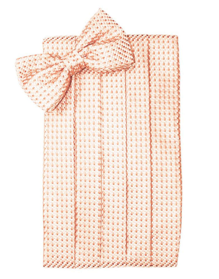 Coral Venetian Cummerbund - Tuxedo Club