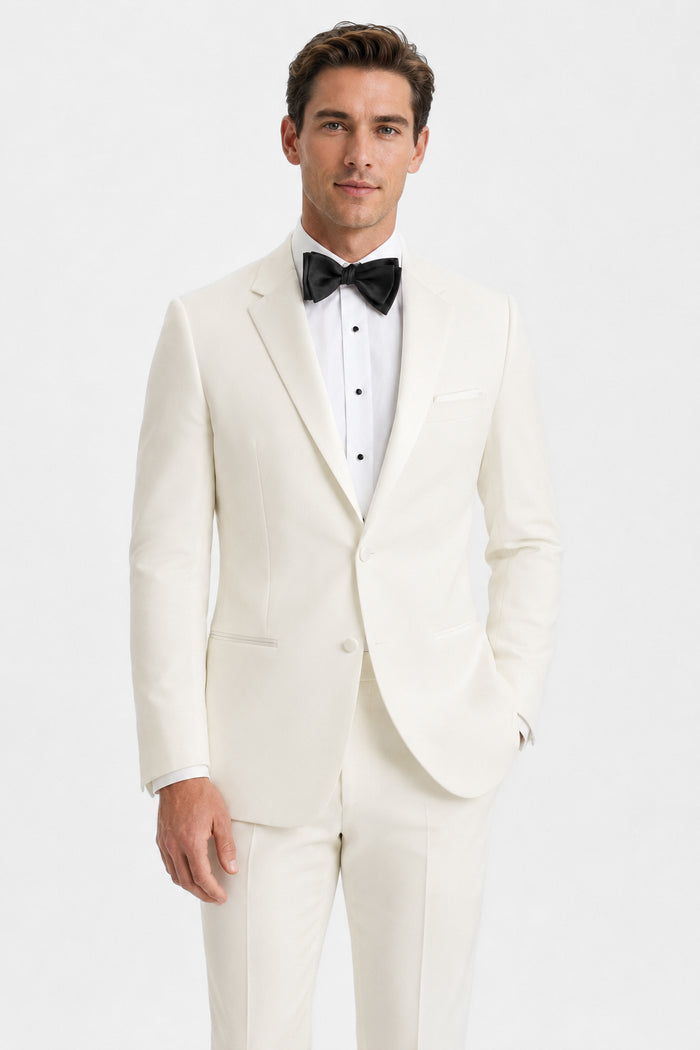 Pure Ivory Notch Tuxedo