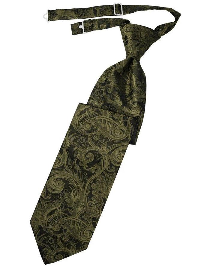 Fern Tapestry Pre-Tied Long Tie