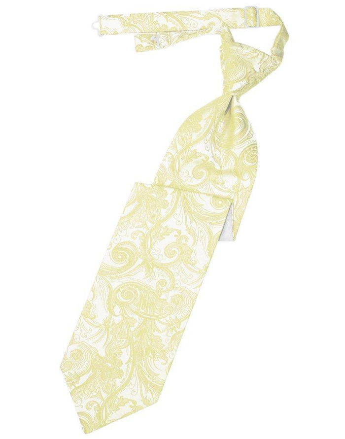 Canary Tapestry Long Tie - Tuxedo Club