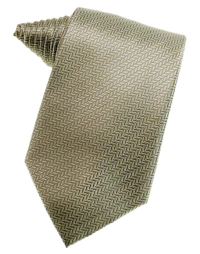 Bamboo Herringbone Suit Tie - Tuxedo Club
