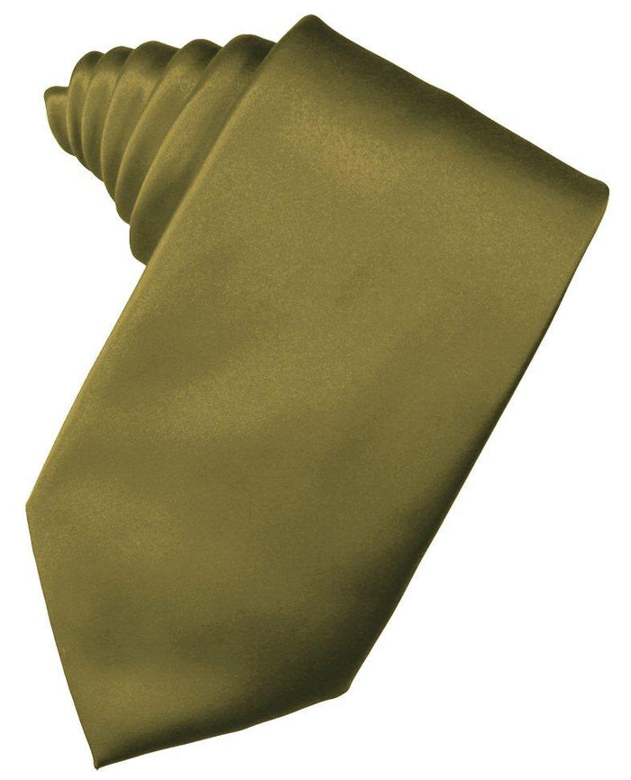 Fern Solid Satin Suit Tie - Tuxedo Club