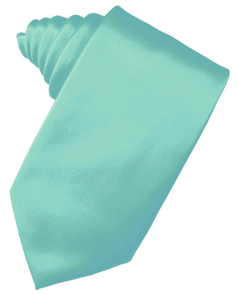 Mermaid Solid Satin Suit Tie