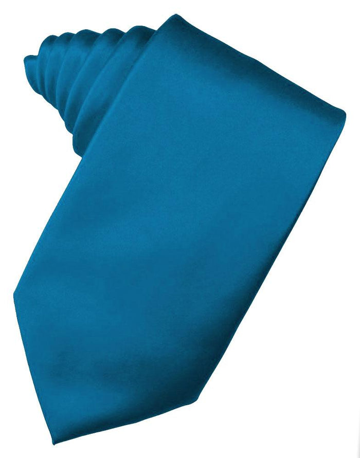Pacific Solid Satin Suit Tie - Tuxedo Club