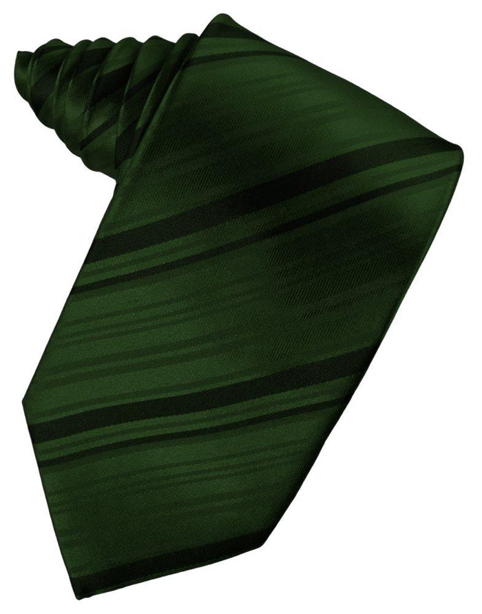 Holly Striped Satin Suit Tie - Tuxedo Club