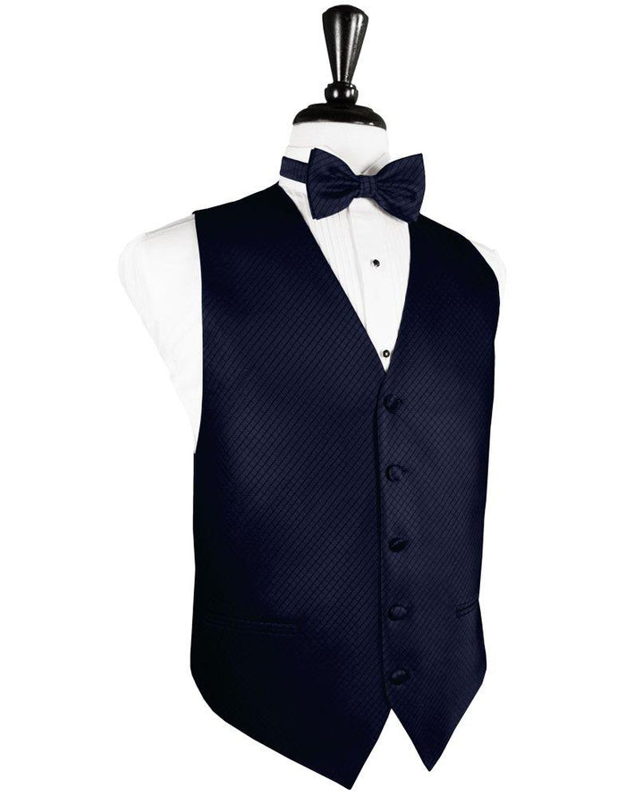 Navy Palermo Tuxedo Vest - Tuxedo Club