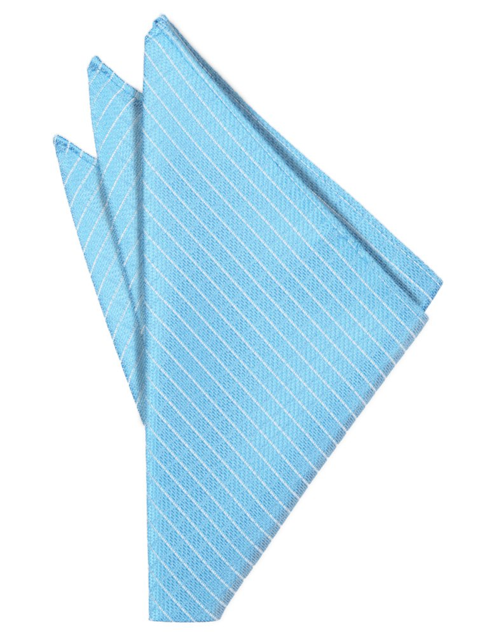Blue Ice Palermo Pocket Square - Tuxedo Club