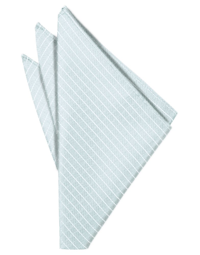 Powder Blue Palermo Pocket Square - Tuxedo Club