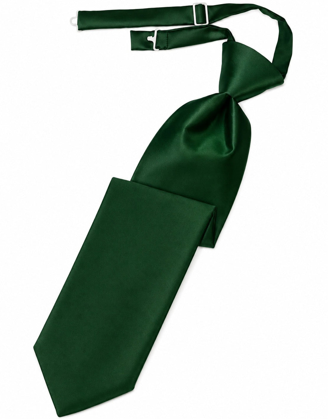 Hunter Solid Satin Long Tie