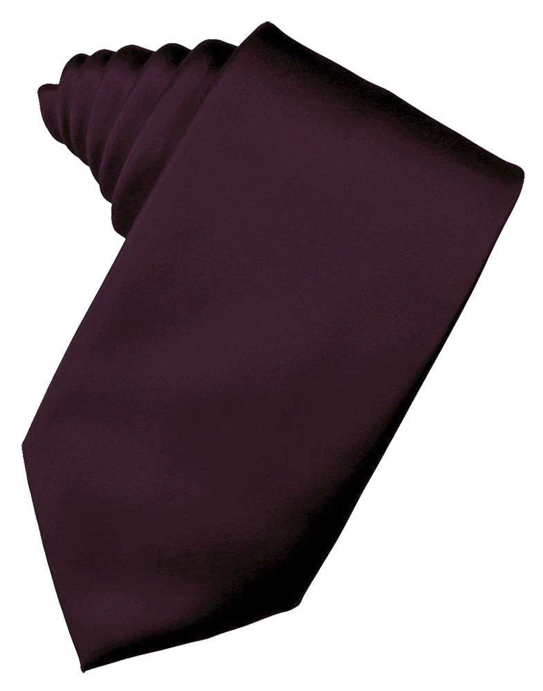 Berry Self-Tie Long Tie