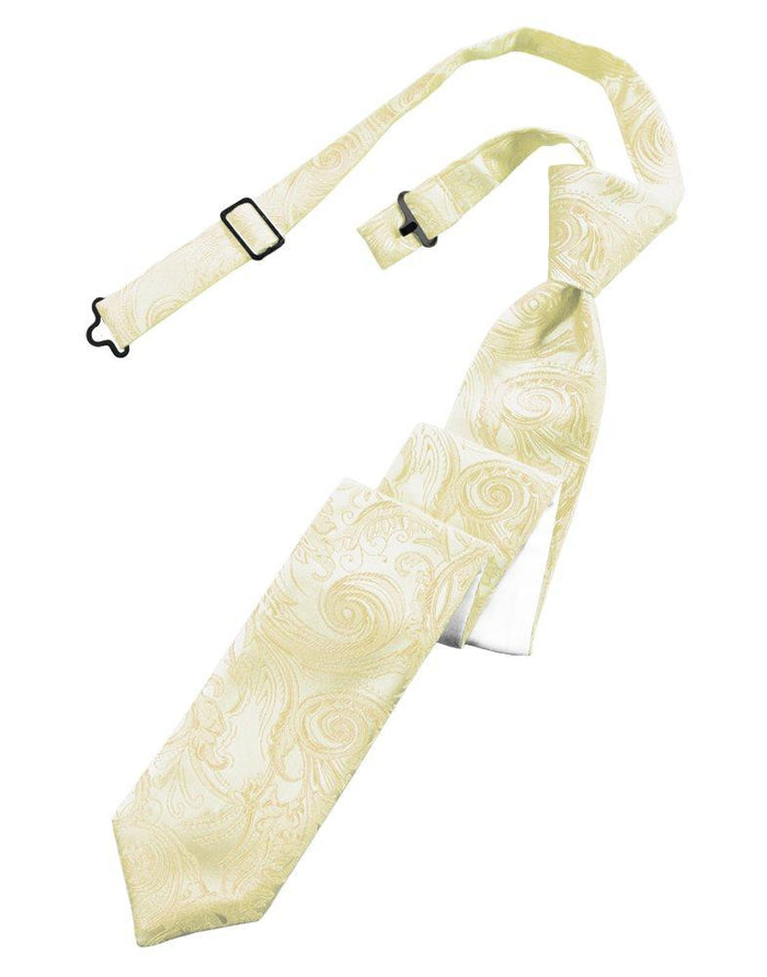 Golden Tapestry Skinny Tie - Tuxedo Club