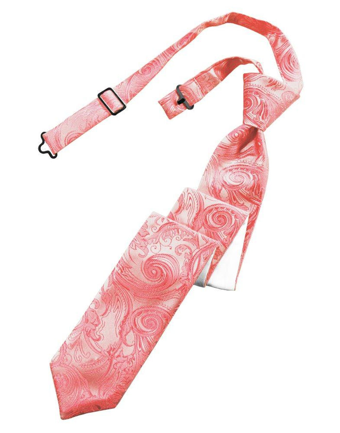 Guava Tapestry Skinny Tie - Tuxedo Club