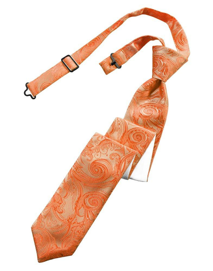 Mandarin Tapestry Skinny Tie - Tuxedo Club