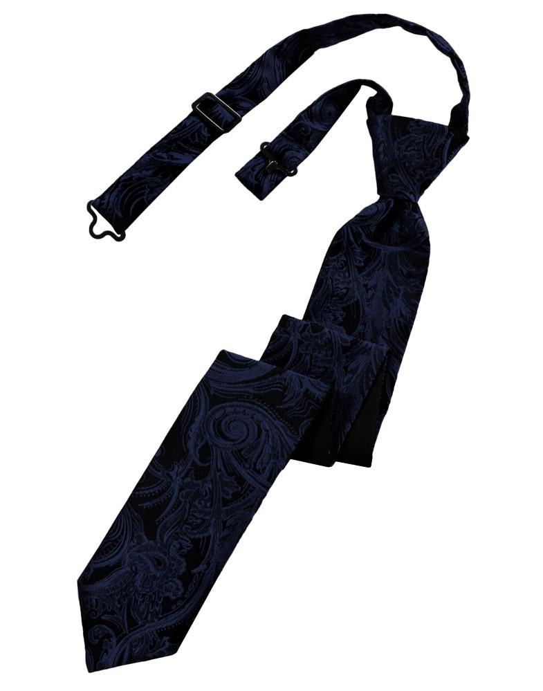 Midnight Blue Tapestry Skinny Tie