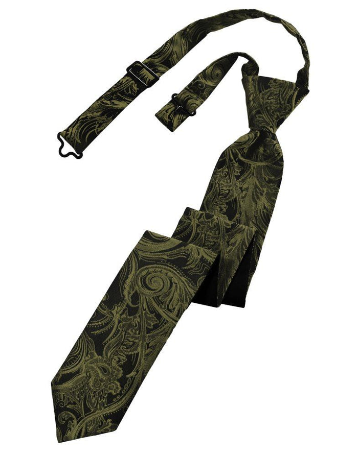 Moss Tapestry Skinny Tie - Tuxedo Club