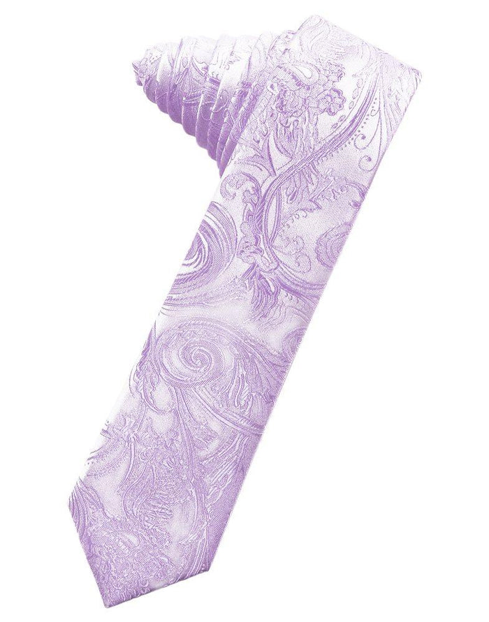 Heather Tapestry Skinny Suit Tie - Tuxedo Club