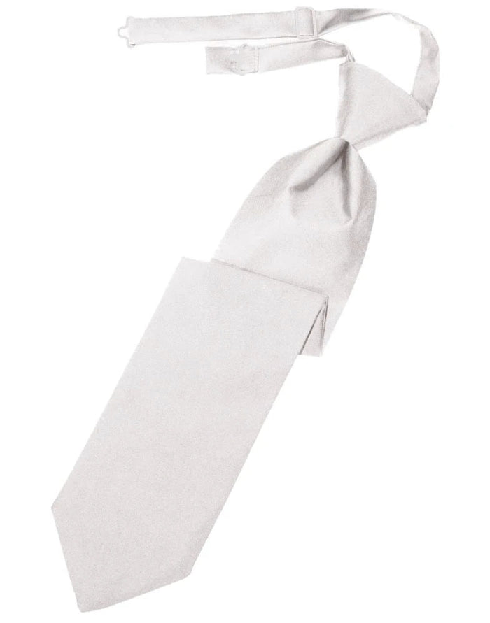 Angel Pink Solid Satin Long Tie