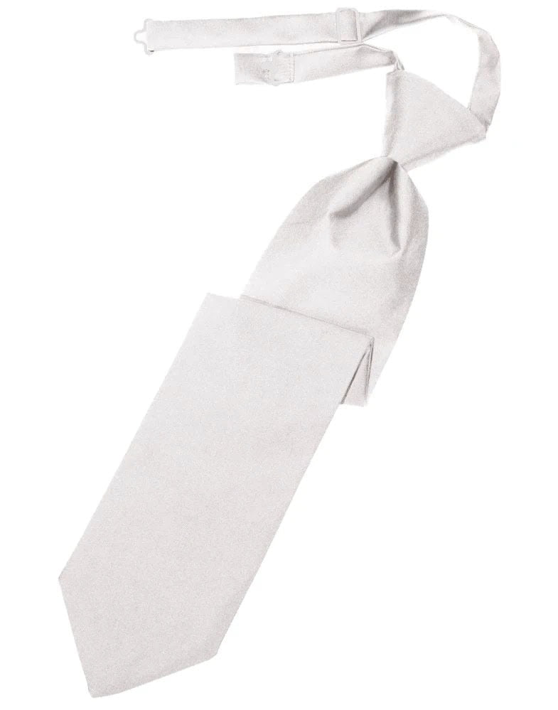 Angel Pink Solid Satin Long Tie