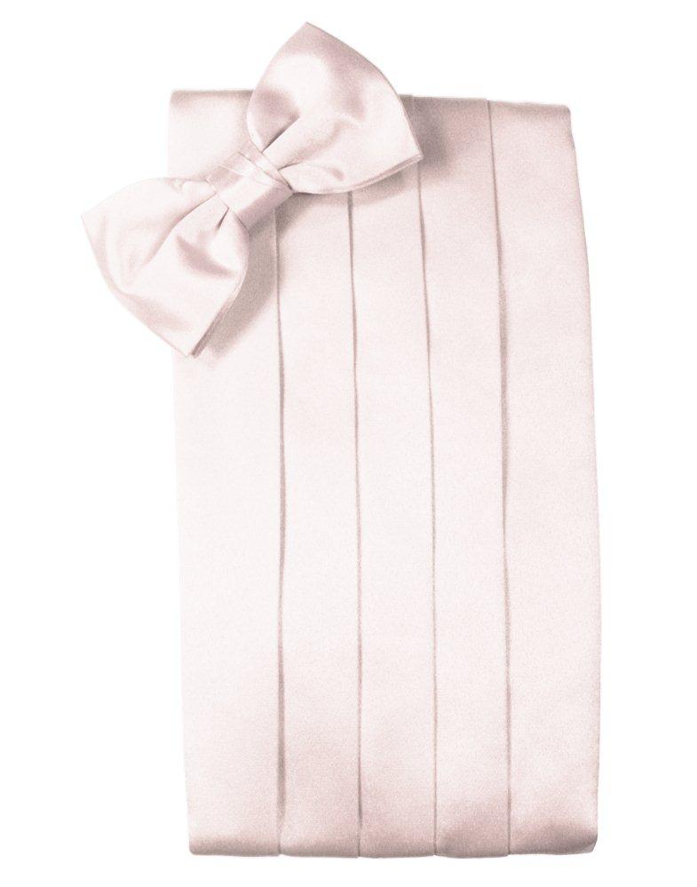 Blush Solid Satin Cummerbund