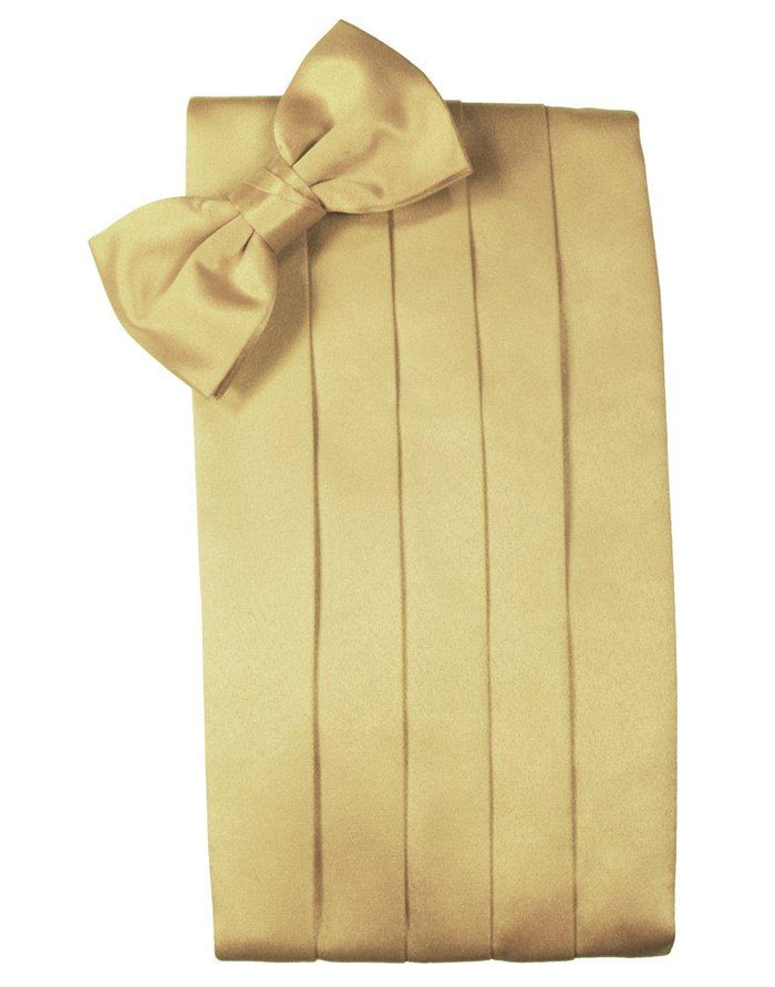 Harvest Maize Solid Satin Cummerbund - Tuxedo Club