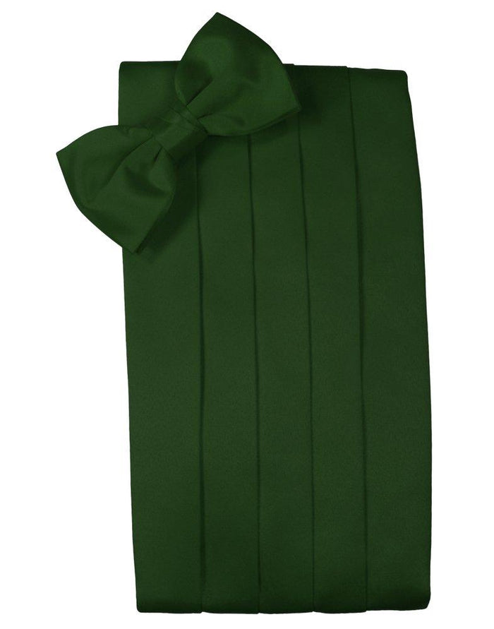 Hunter Solid Satin Cummerbund - Tuxedo Club