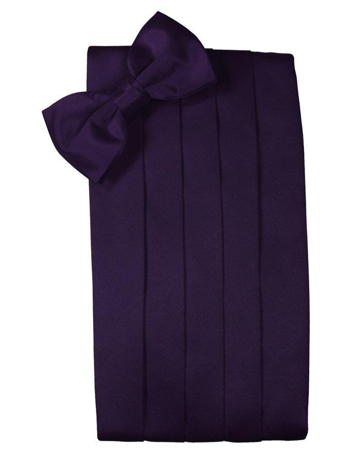 Lapis Solid Satin Cummerbund - Tuxedo Club