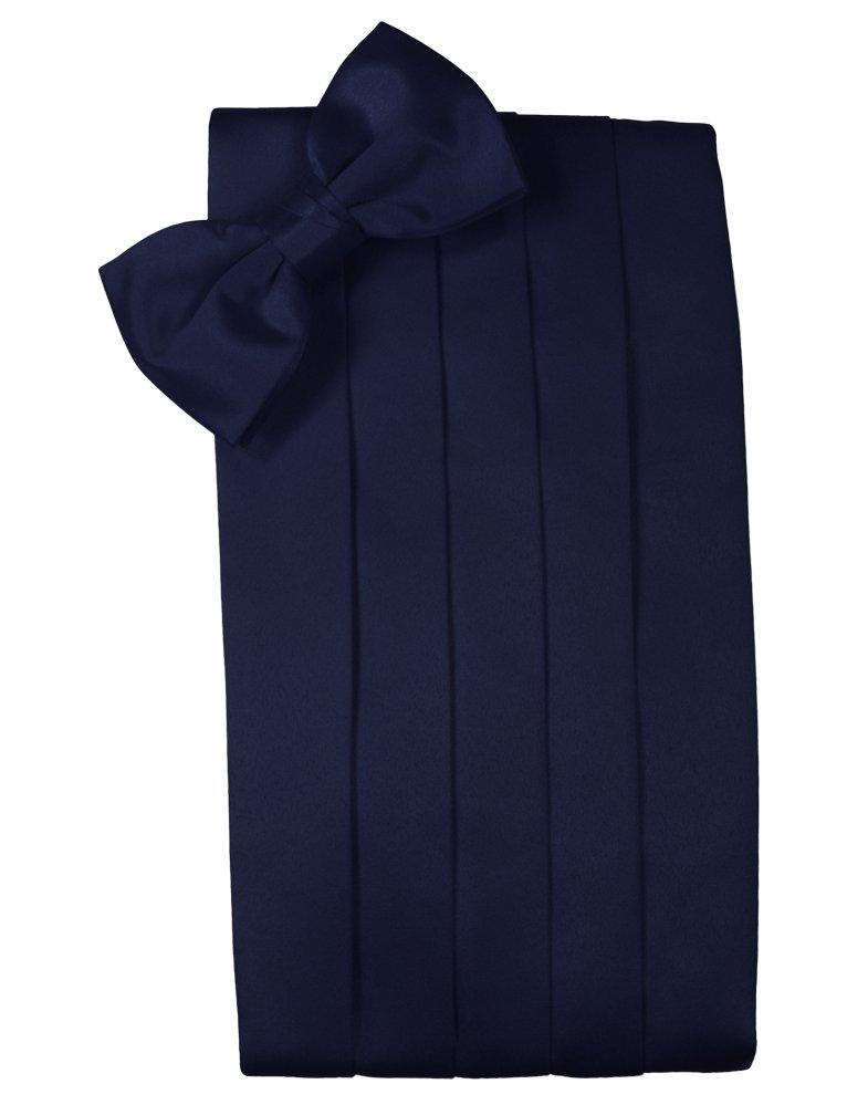 Midnight Solid Satin Cummerbund