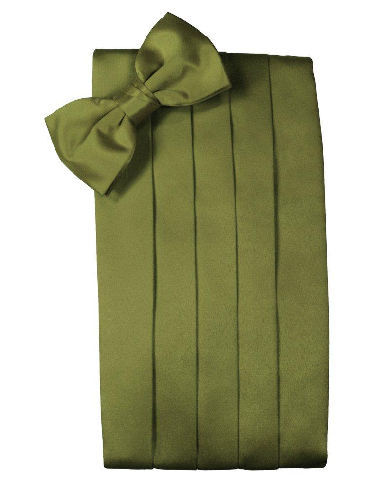 Moss Solid Satin Cummerbund